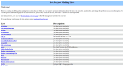 Desktop Screenshot of lists.foej.net