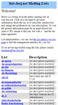 Mobile Screenshot of lists.foej.net
